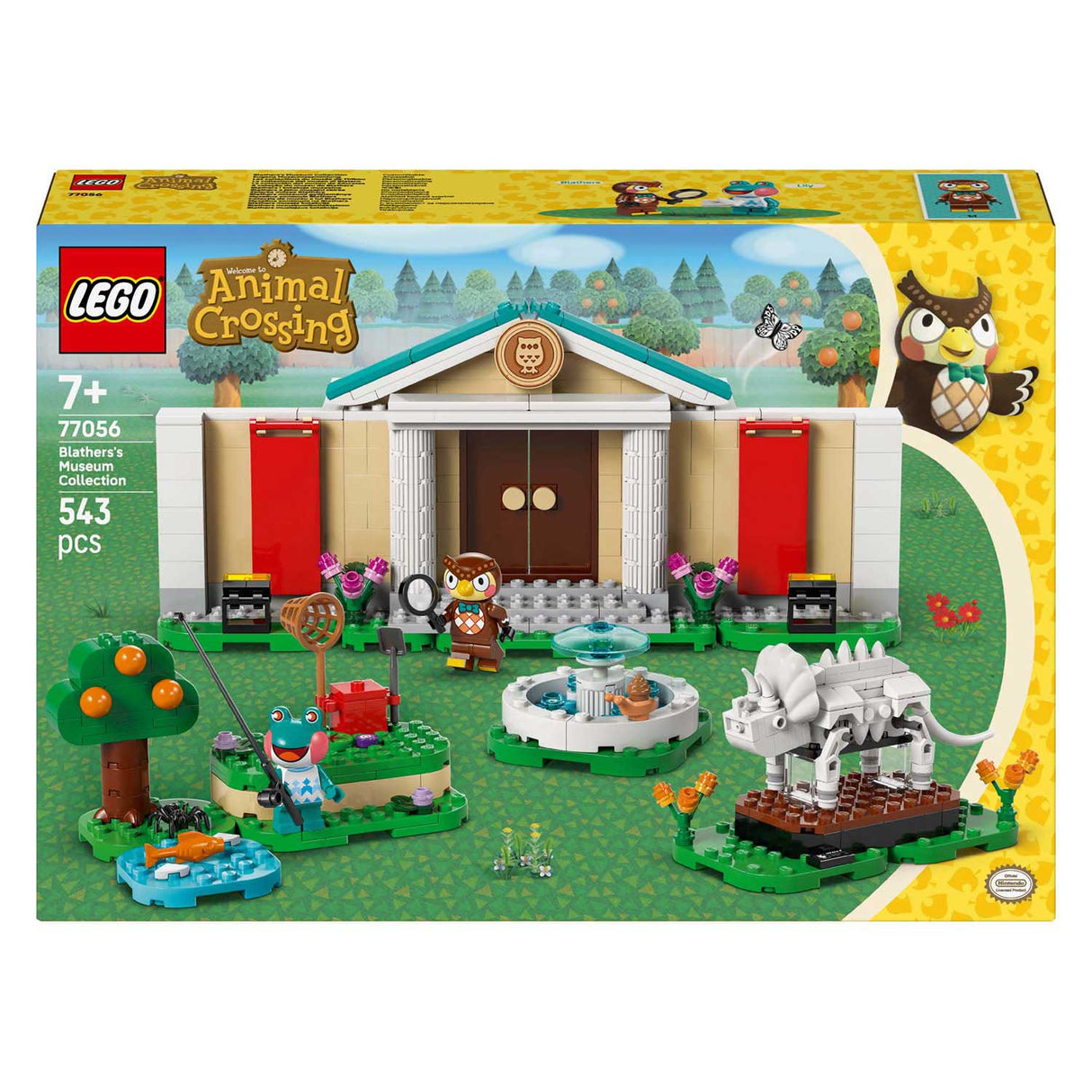 Lego animal crossing 77056 blathers museum collection