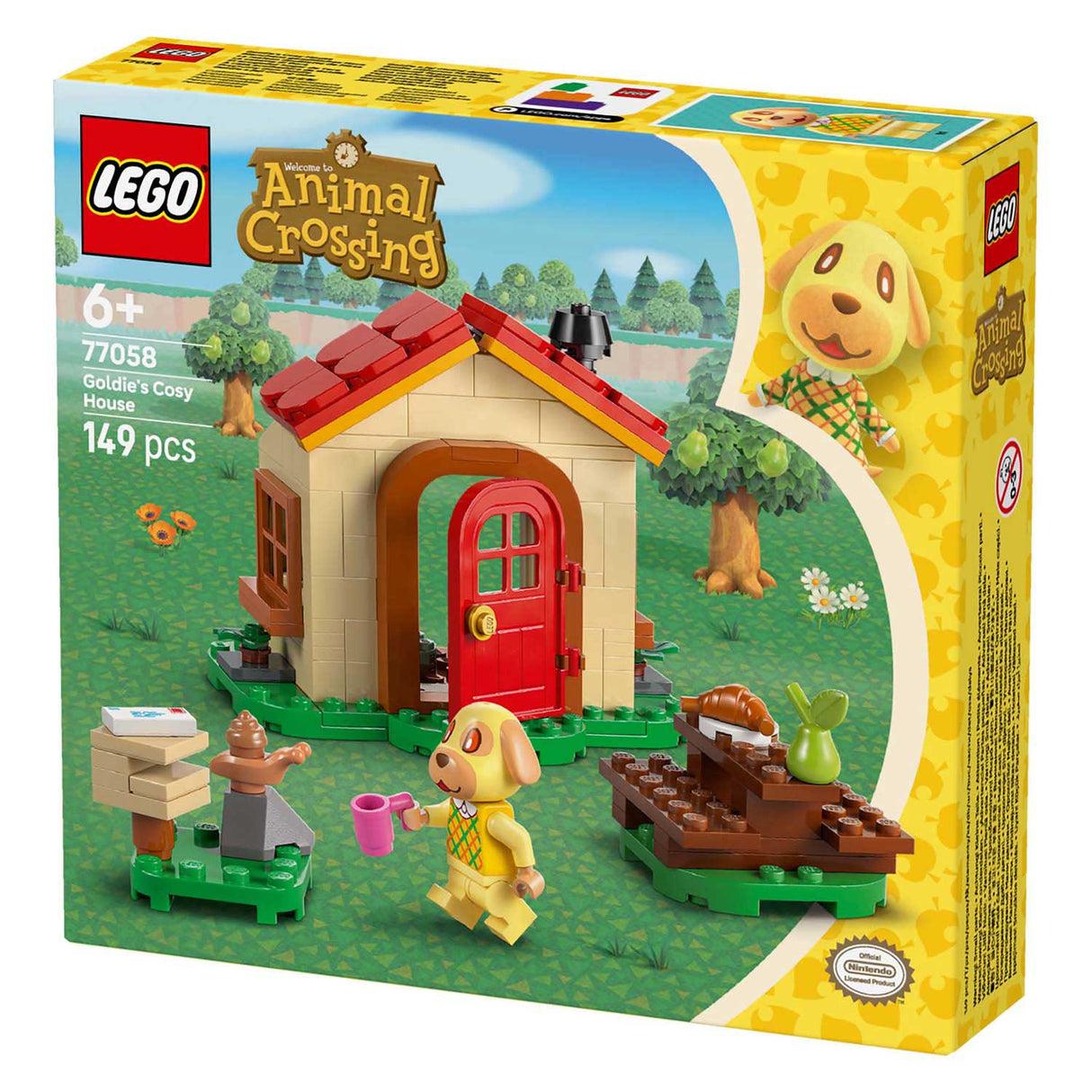 Lego djurpassning 77058 goldies mysiga husbyggsats