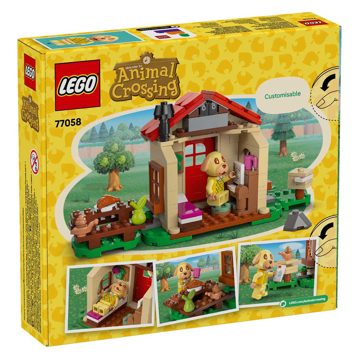 Lego djurpassning 77058 goldies mysiga husbyggsats