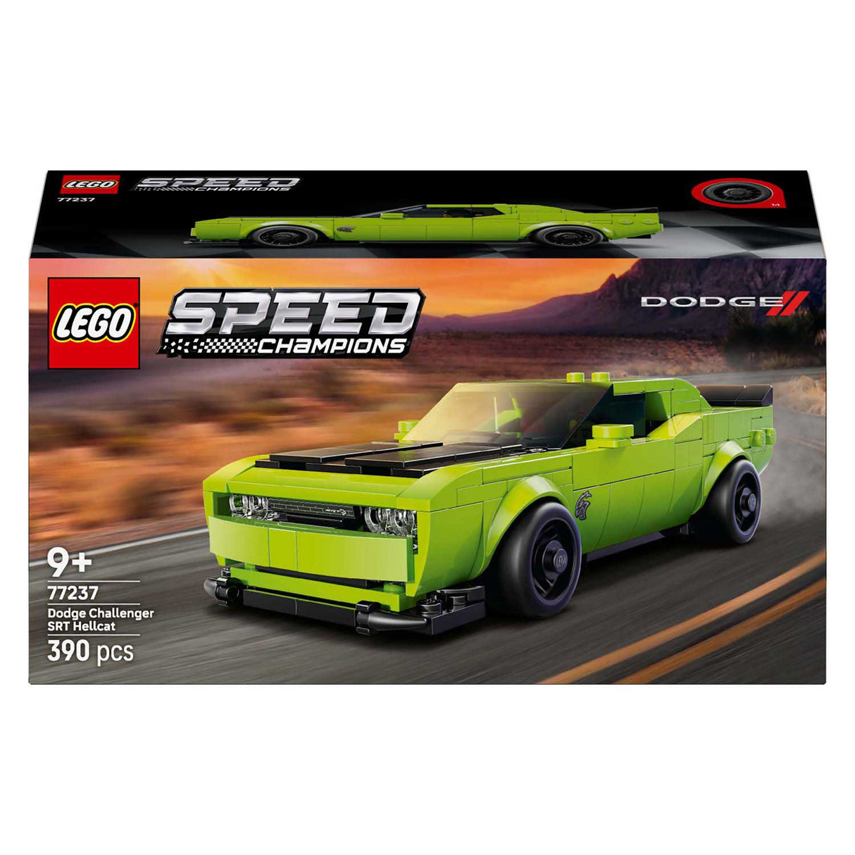 Lego Speed ​​Champions 77237 Dodge Challenger SRT Hellcat sports car
