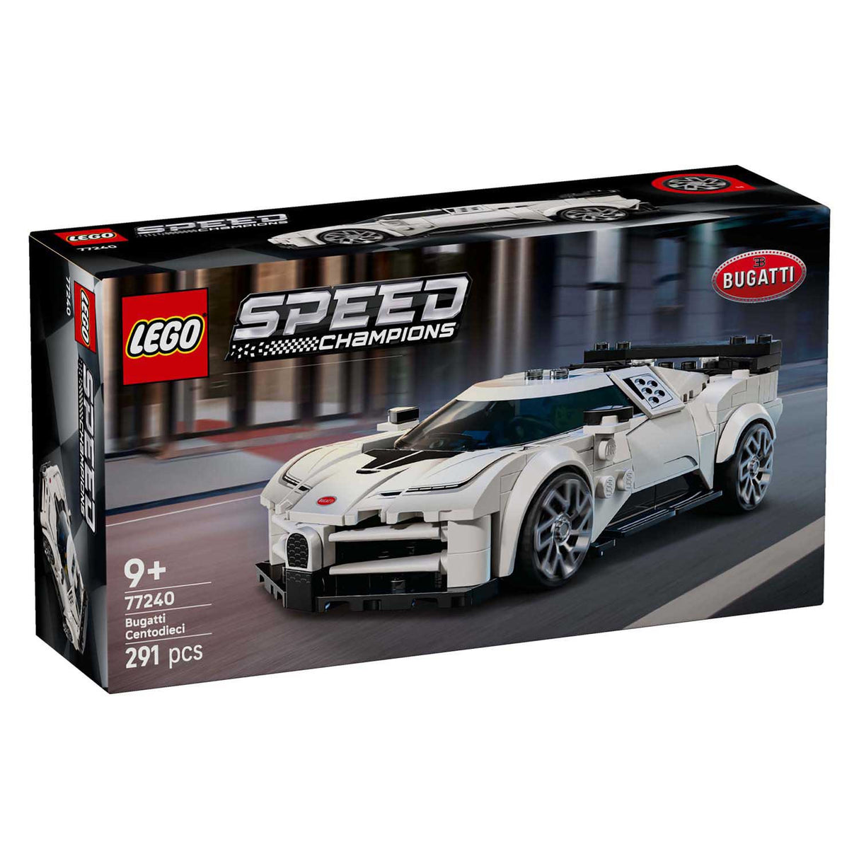 Lego speed champions 77240 bugatti centodieci hyper sports car