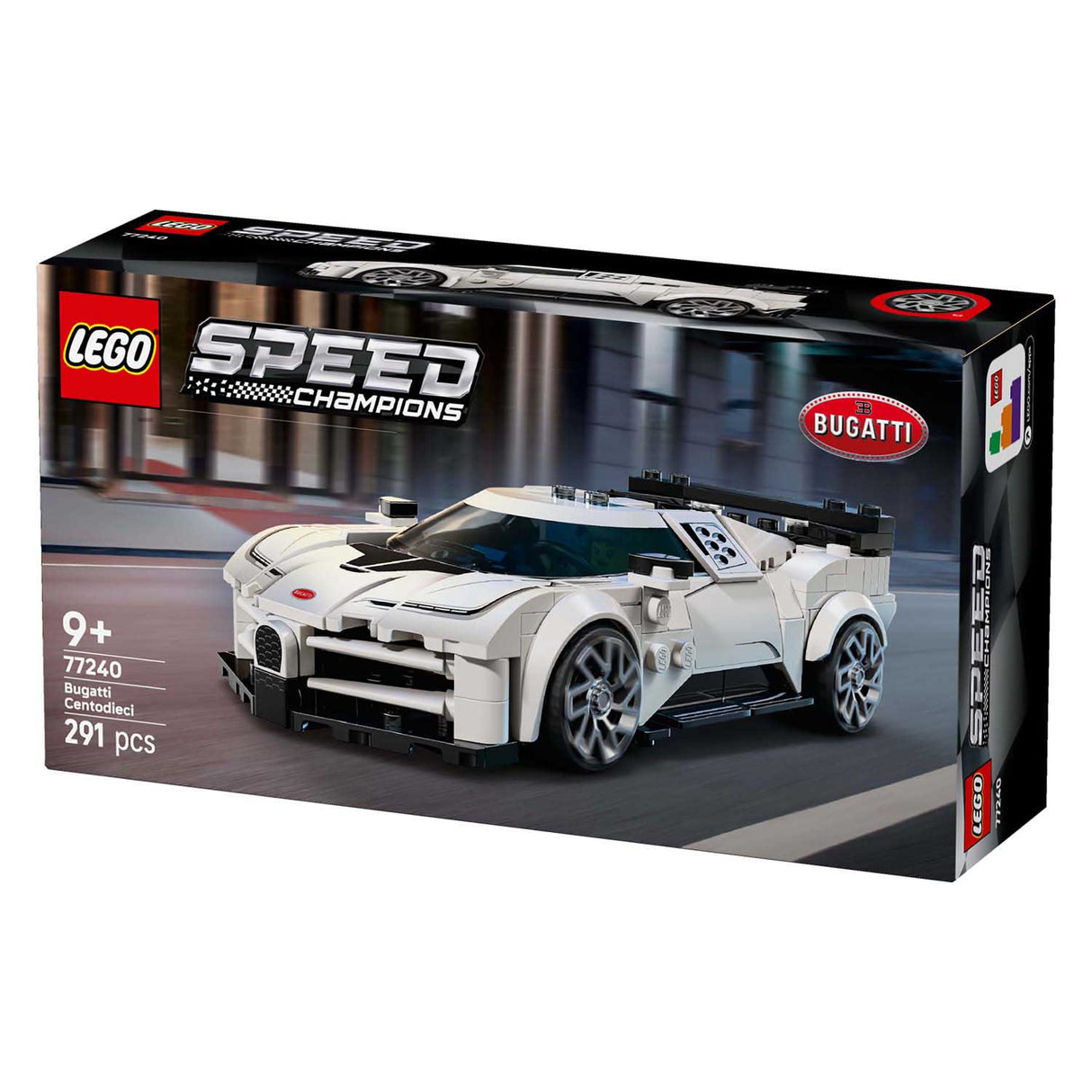 Lego speed champions 77240 bugatti centodieci hyper sports car