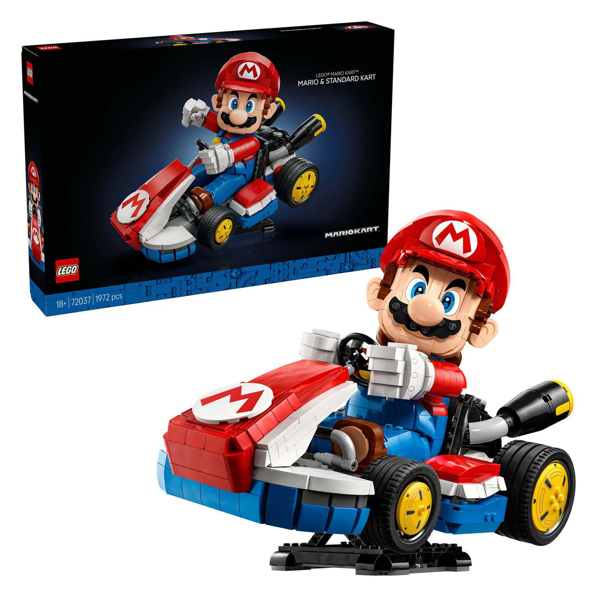 Lego super mario 72037 mario kart mario and standard kart