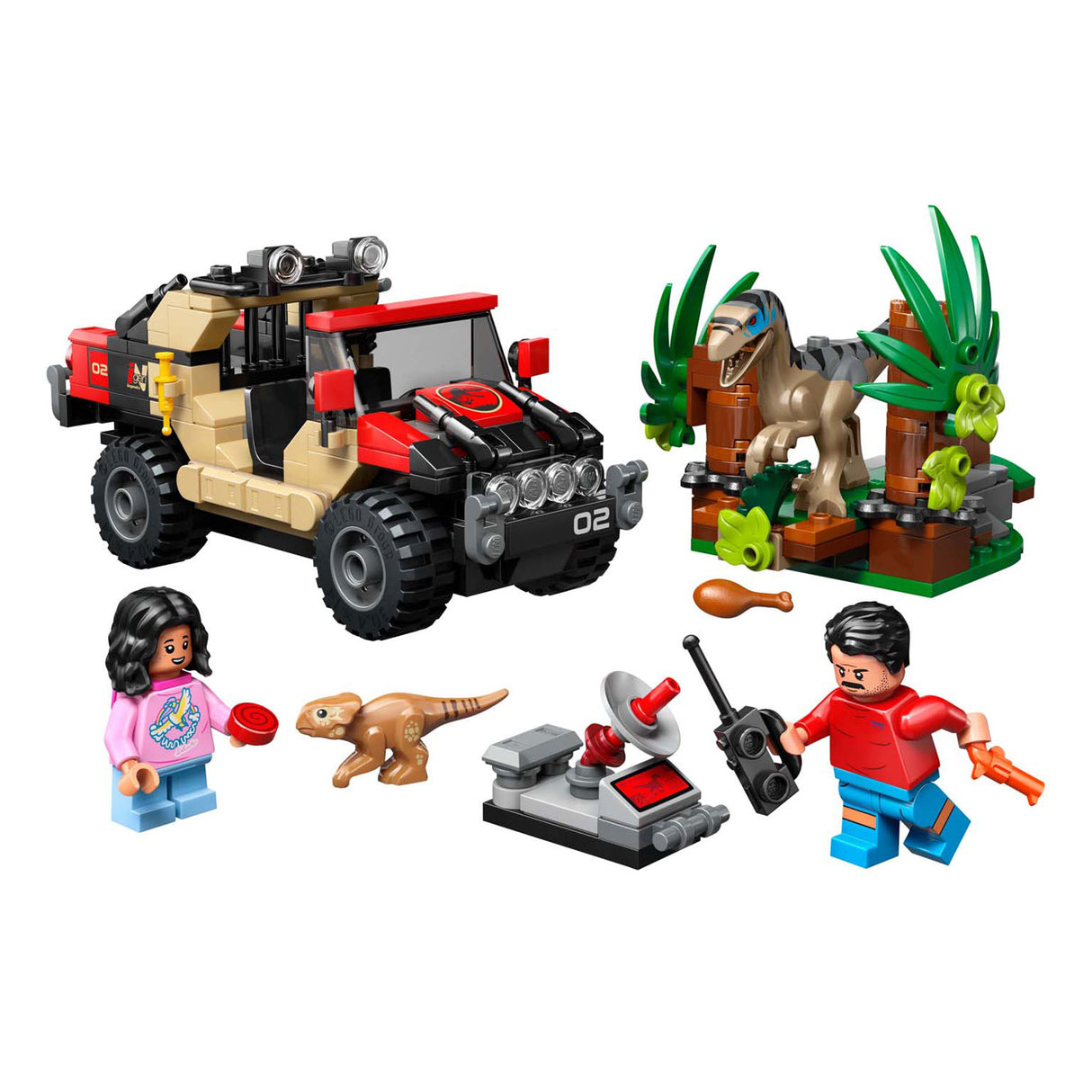 Lego jurassic world 76972 offroad eaptor escape