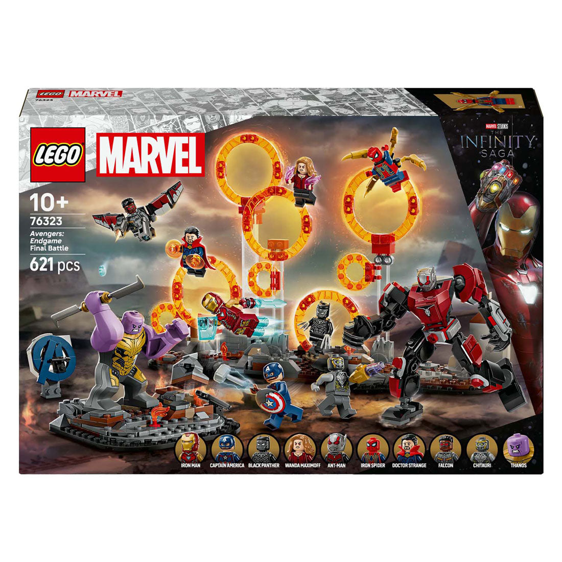Záverečná bitka Lego Marvel 76323 avengers