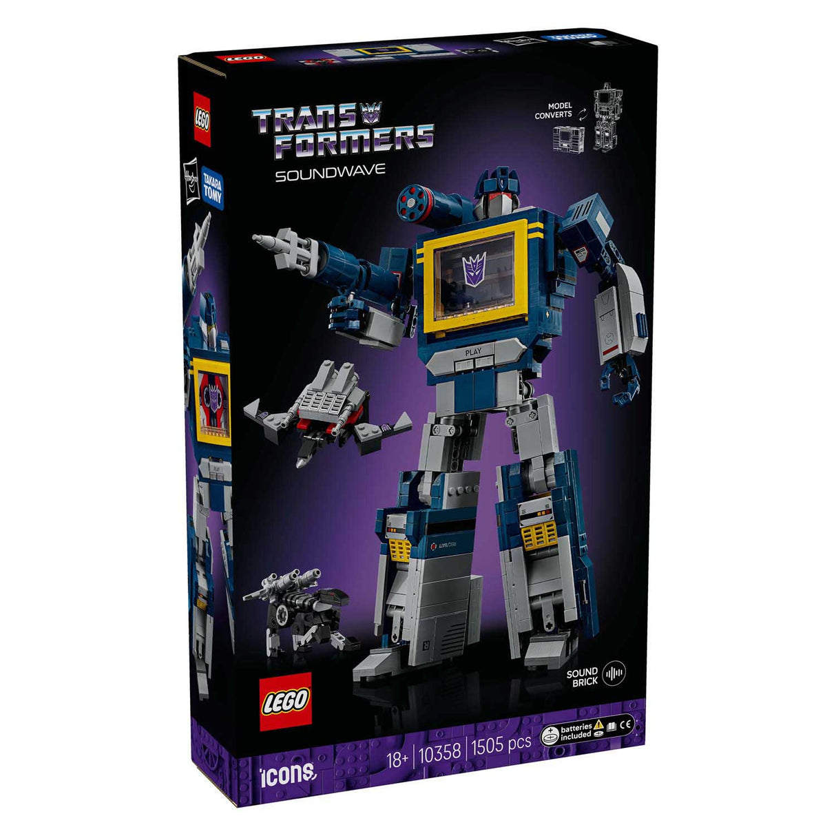 Lego icons 10358 transformers soundwave