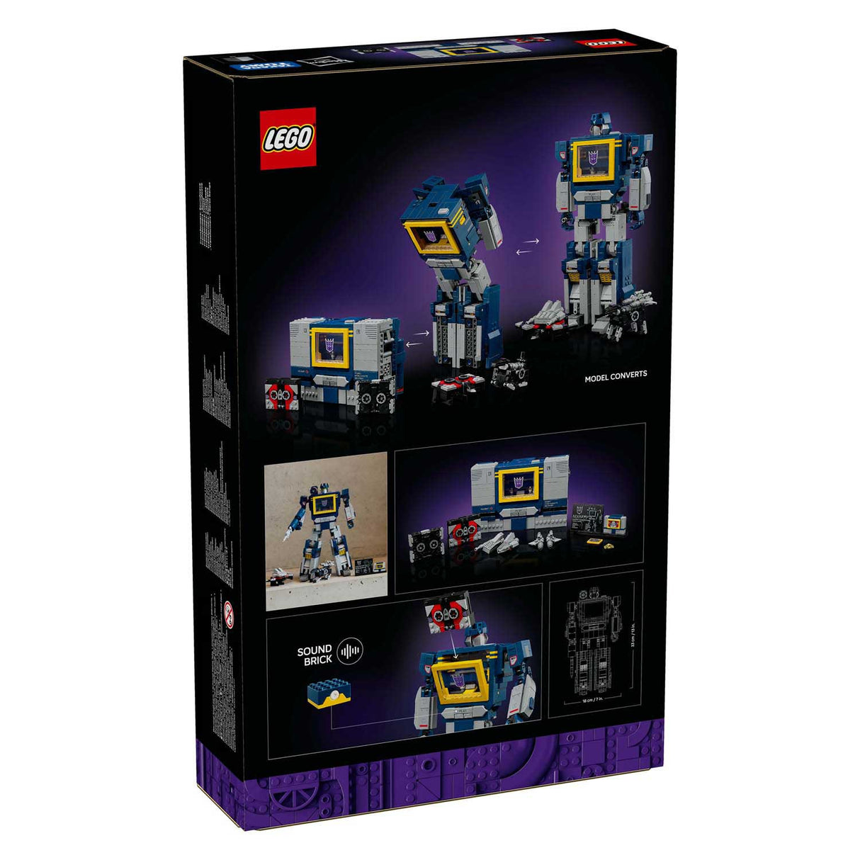 Lego icons 10358 transformers soundwave