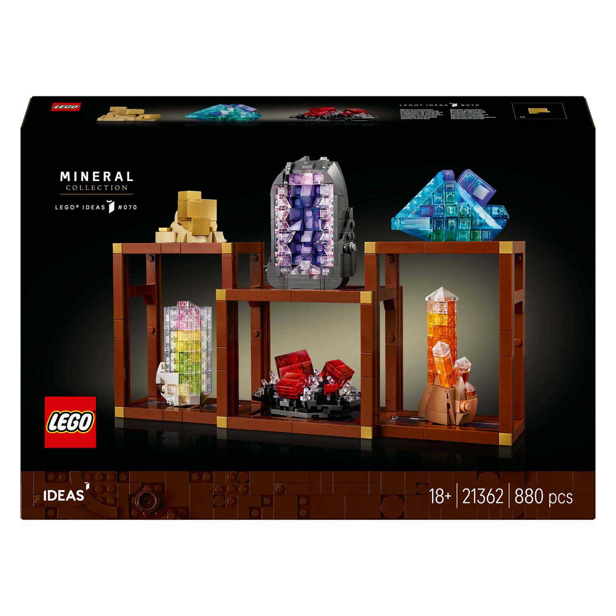 Lego 21362 ideas mineral collection