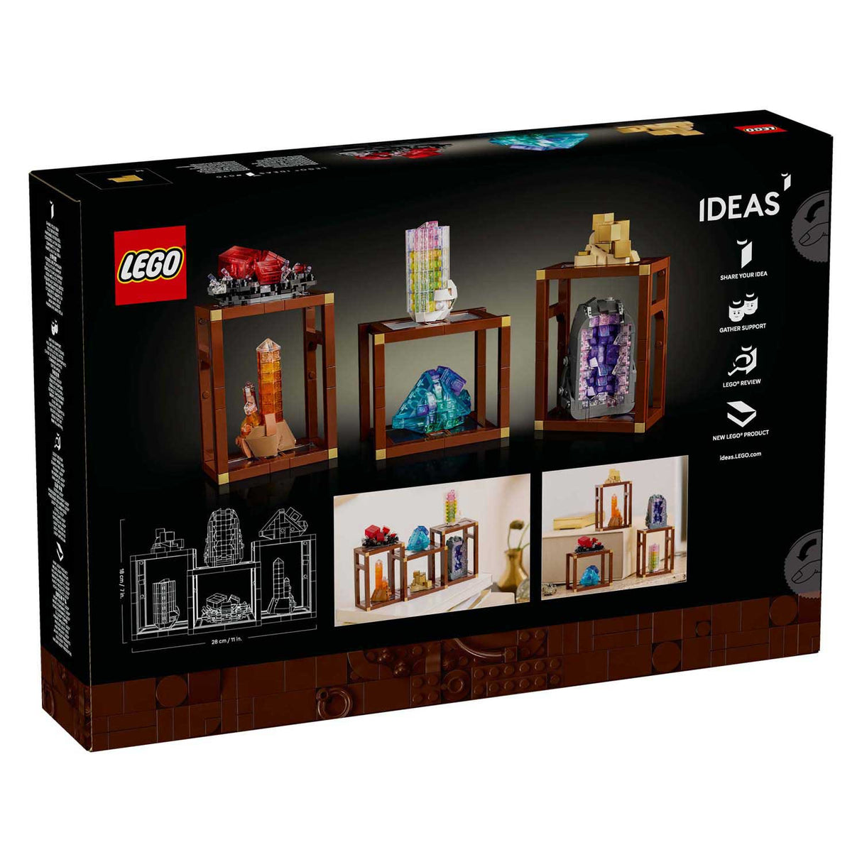 Lego 21362 ideas mineral collection