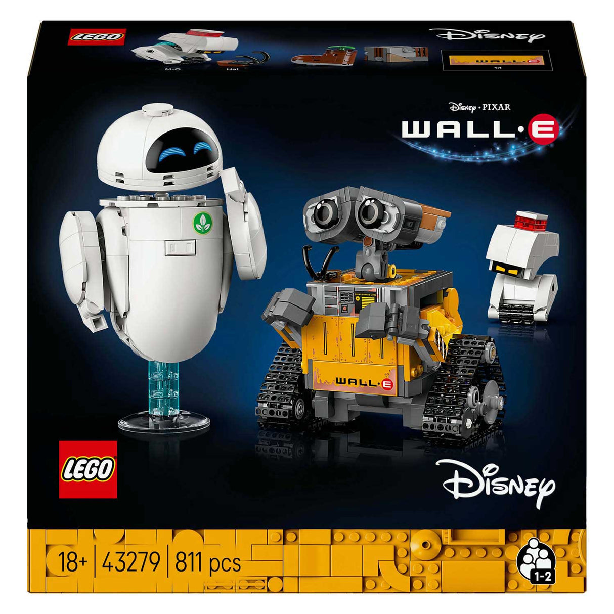LEGO Disney 43279 Pixar Wall-E i Ewa