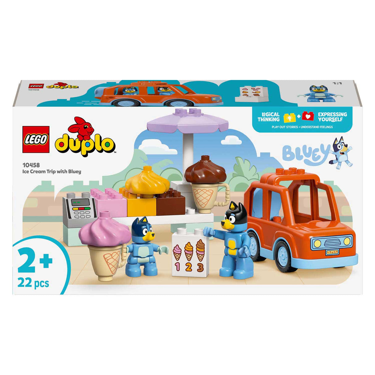 Lego duplo 10458 får en is med blå