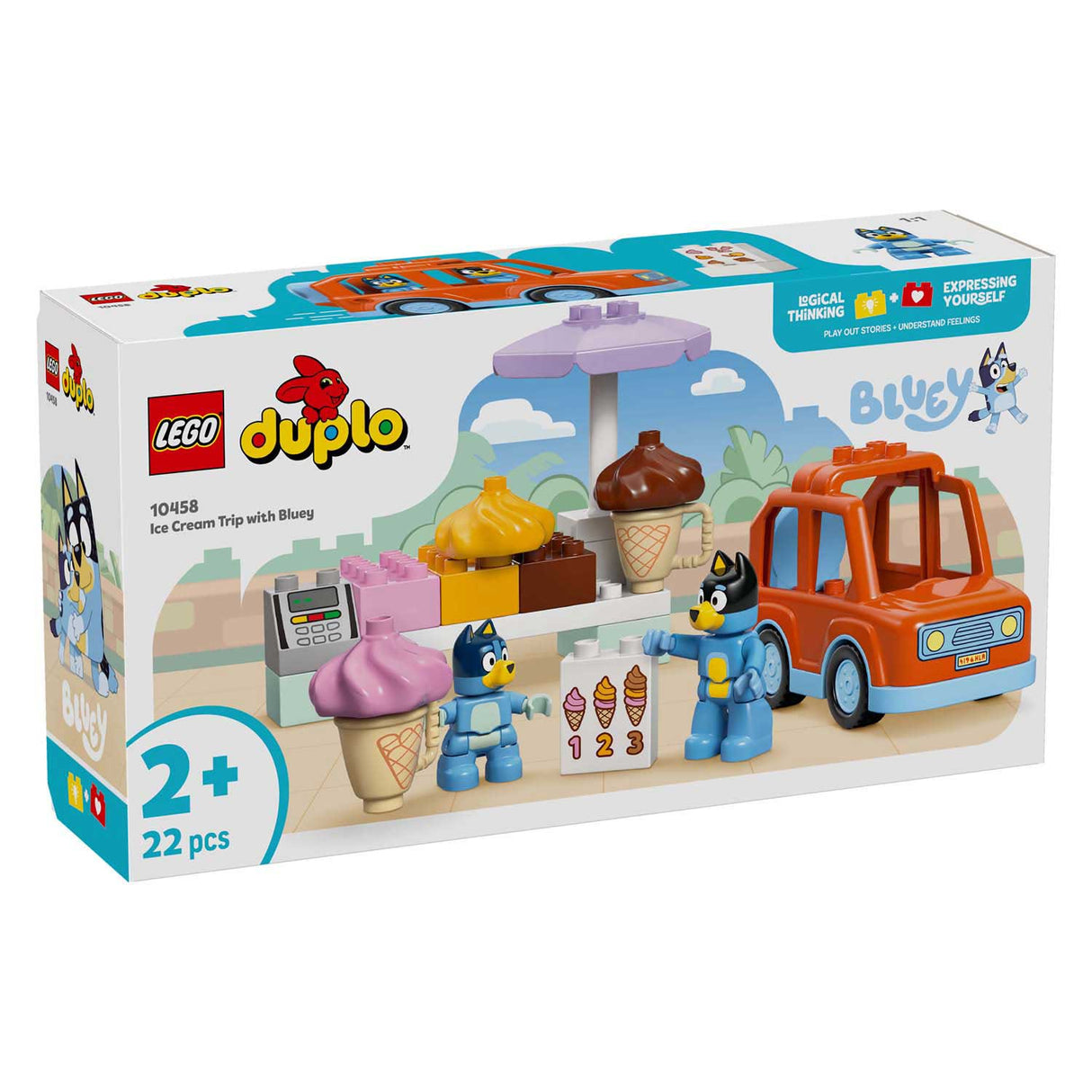 Lego duplo 10458 får en is med blå