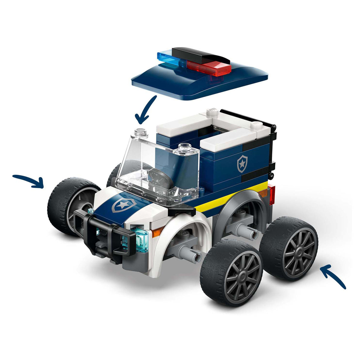 Lego city brick rides 60481 voertuigen politiewagen | 2 stuks