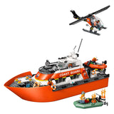 Lego City Exploration 60504 Coast Guard Rettungsboot mat Helikopter