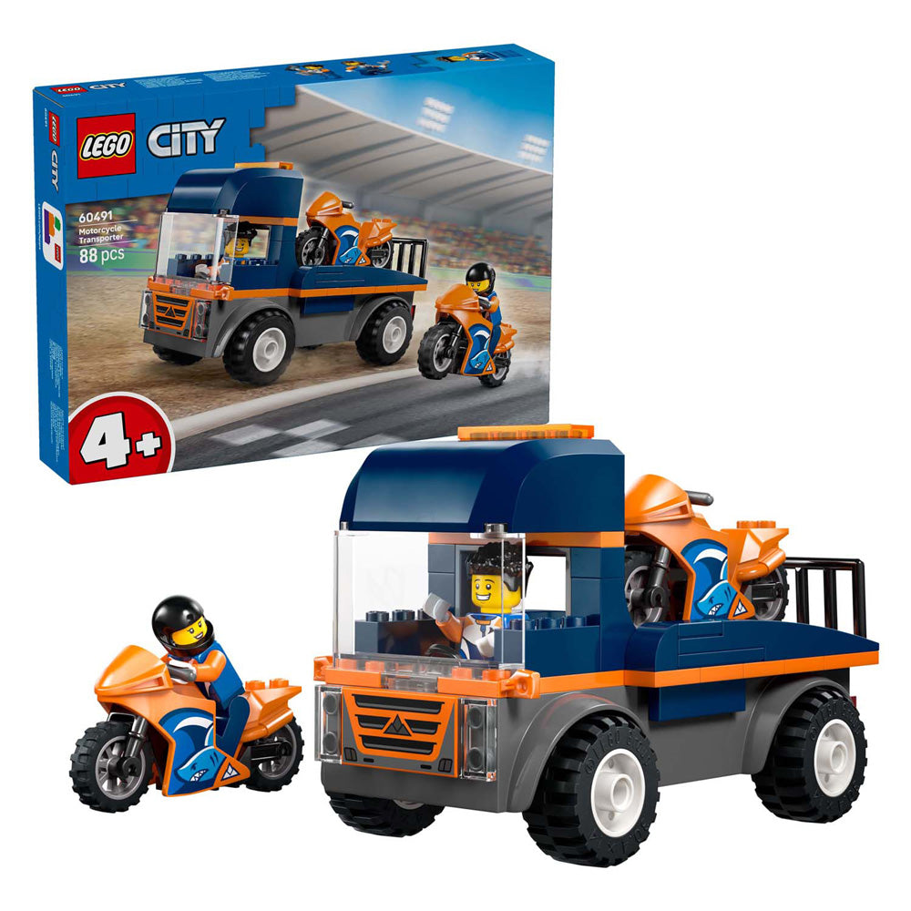Lego city 60491 motorsykkeltransporter