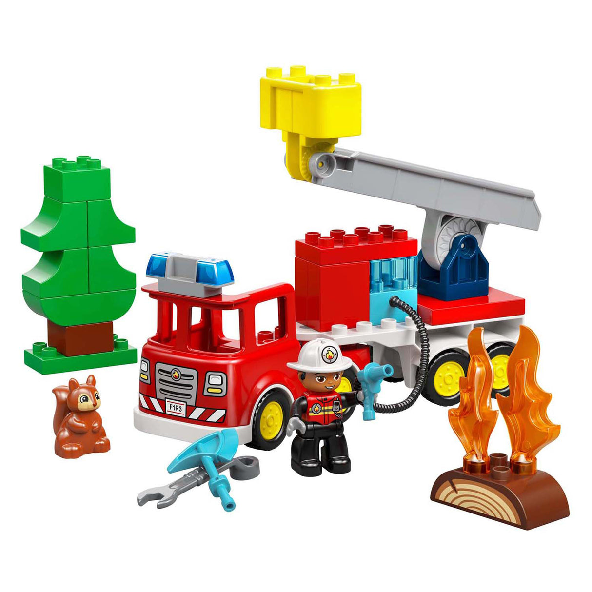 Lego Duplo 10473 hasičské auto s hadicou a hasičom