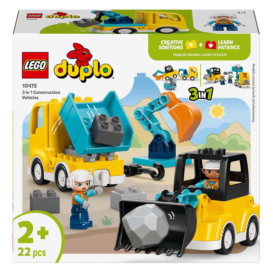 Lego duplo town 10475 véhicules de construction 3en1