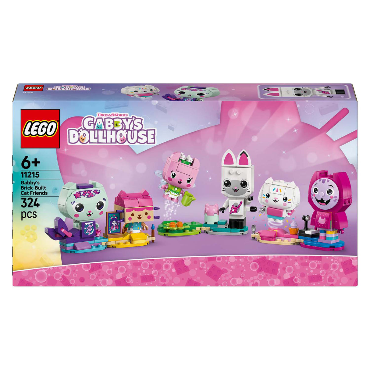 Lego gabbys dockskåp 11215 gabbys byggbara kattvänner
