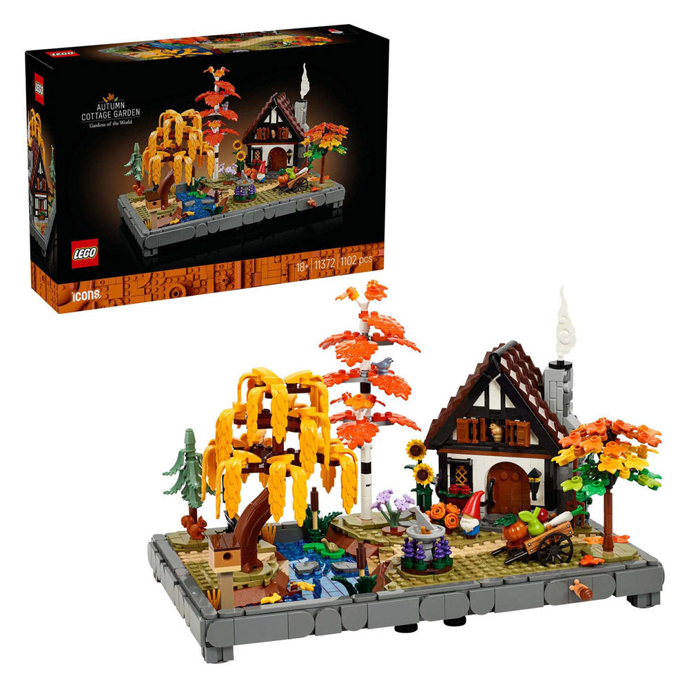 Lego icons 11372 rudens sodas su kotedžu