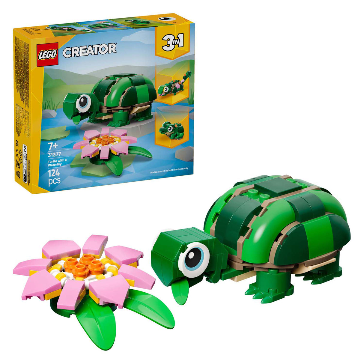 Lego Creator 31377 kilpikonna lumpeen kanssa