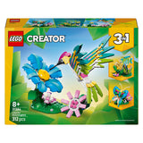 Lego creator 31384 wild animals: colorful hummingbird