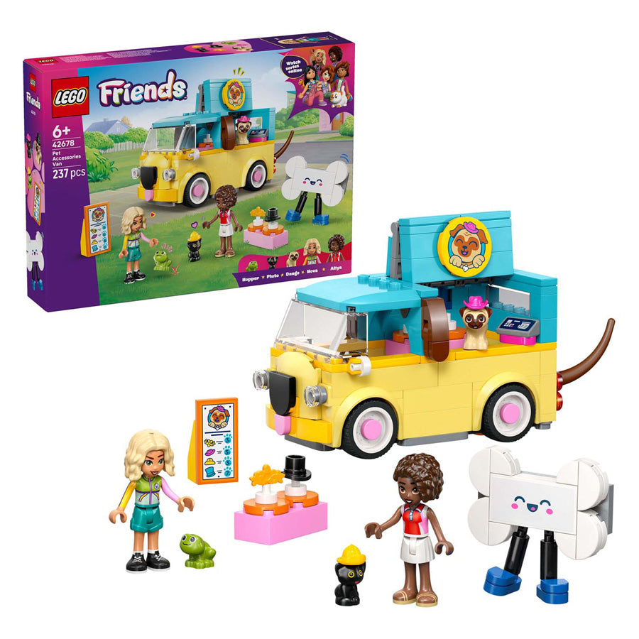 Lego friends 42678 pakettiauto eläintarvikkeilla