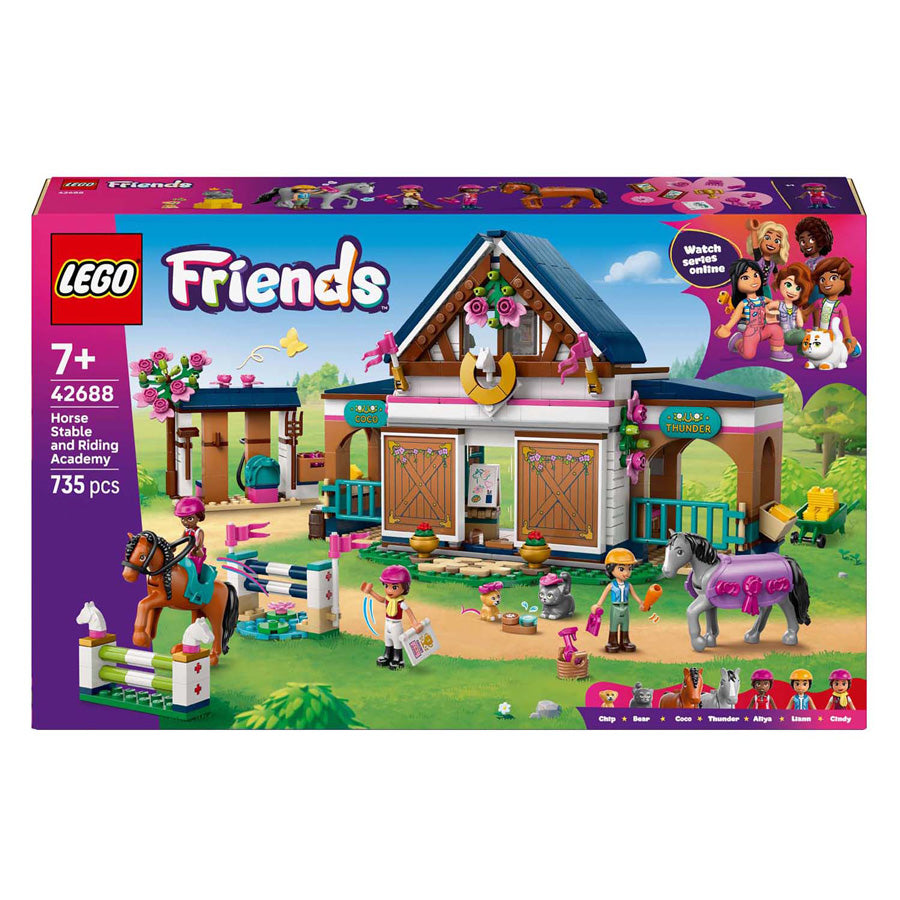 Lego friends 42688 hestestald og rideskole