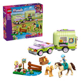 Lego Frënn 42695 Trailer a Päerd a Fëll