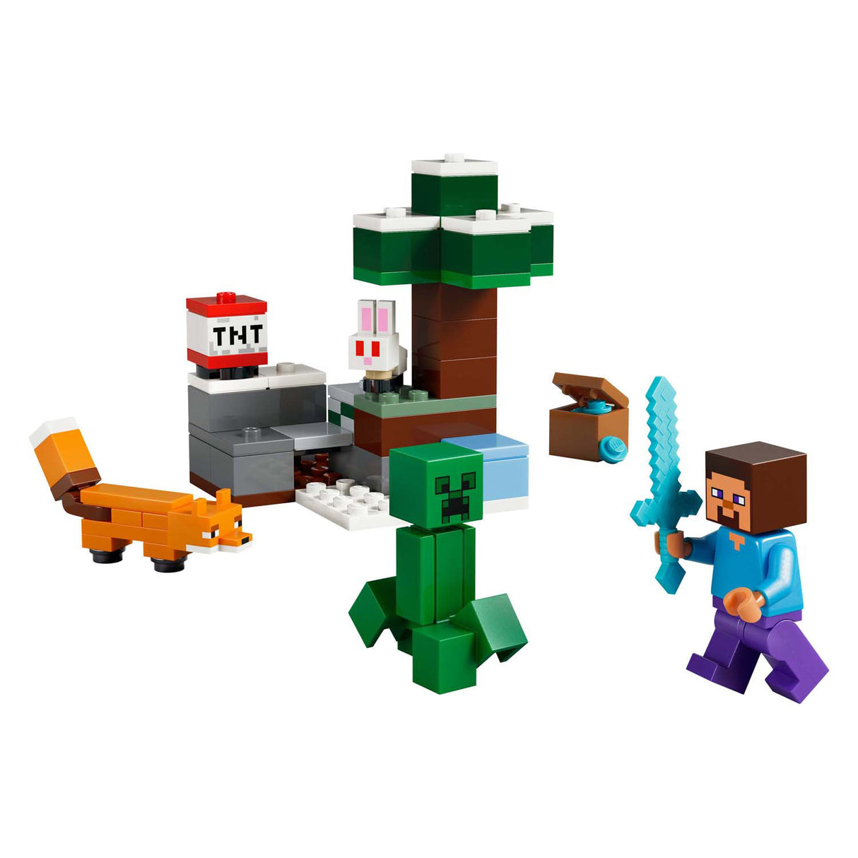Lego minecraft 21583 steves taiga-avontuur