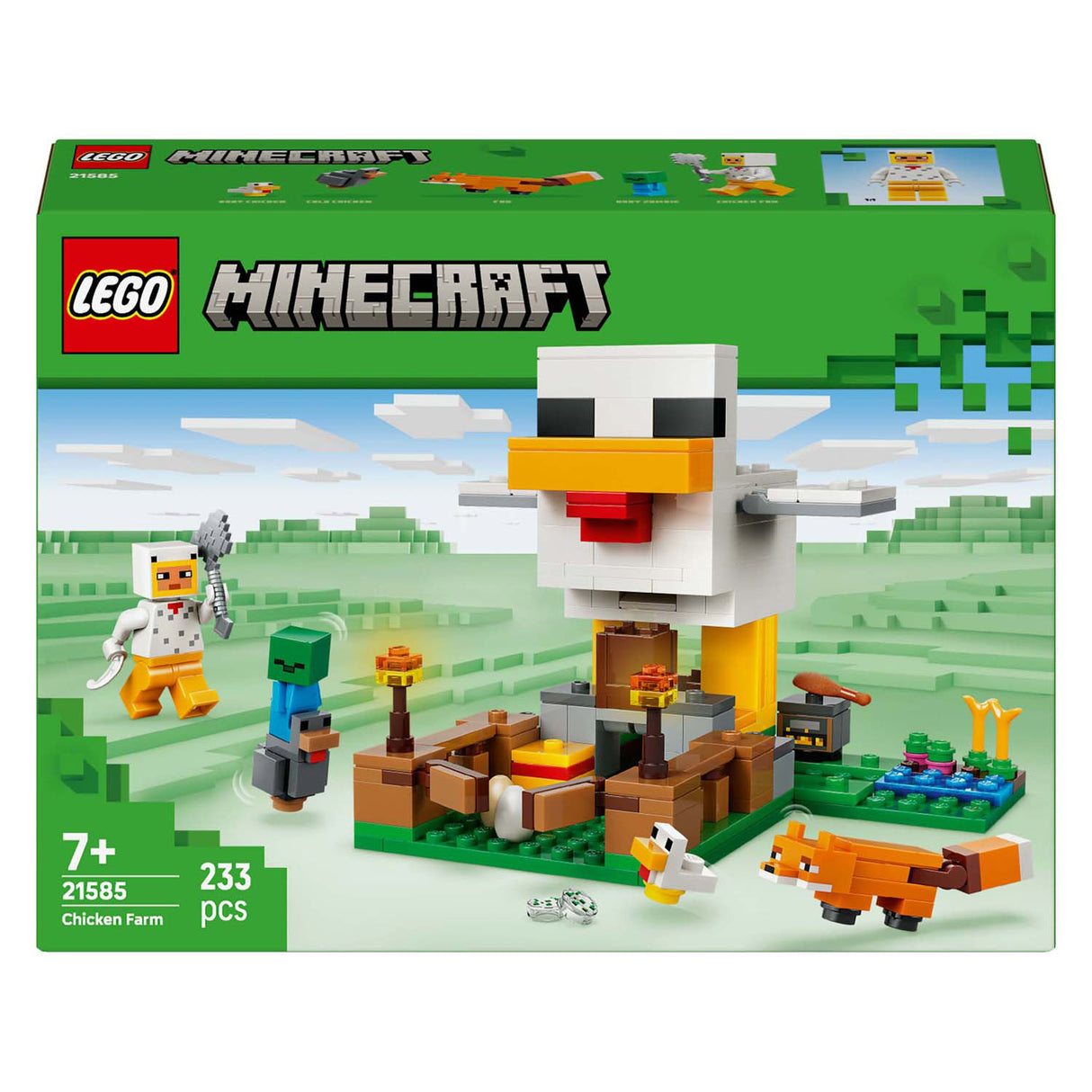 LEGO Minecraft 21585 Farma kurczaków