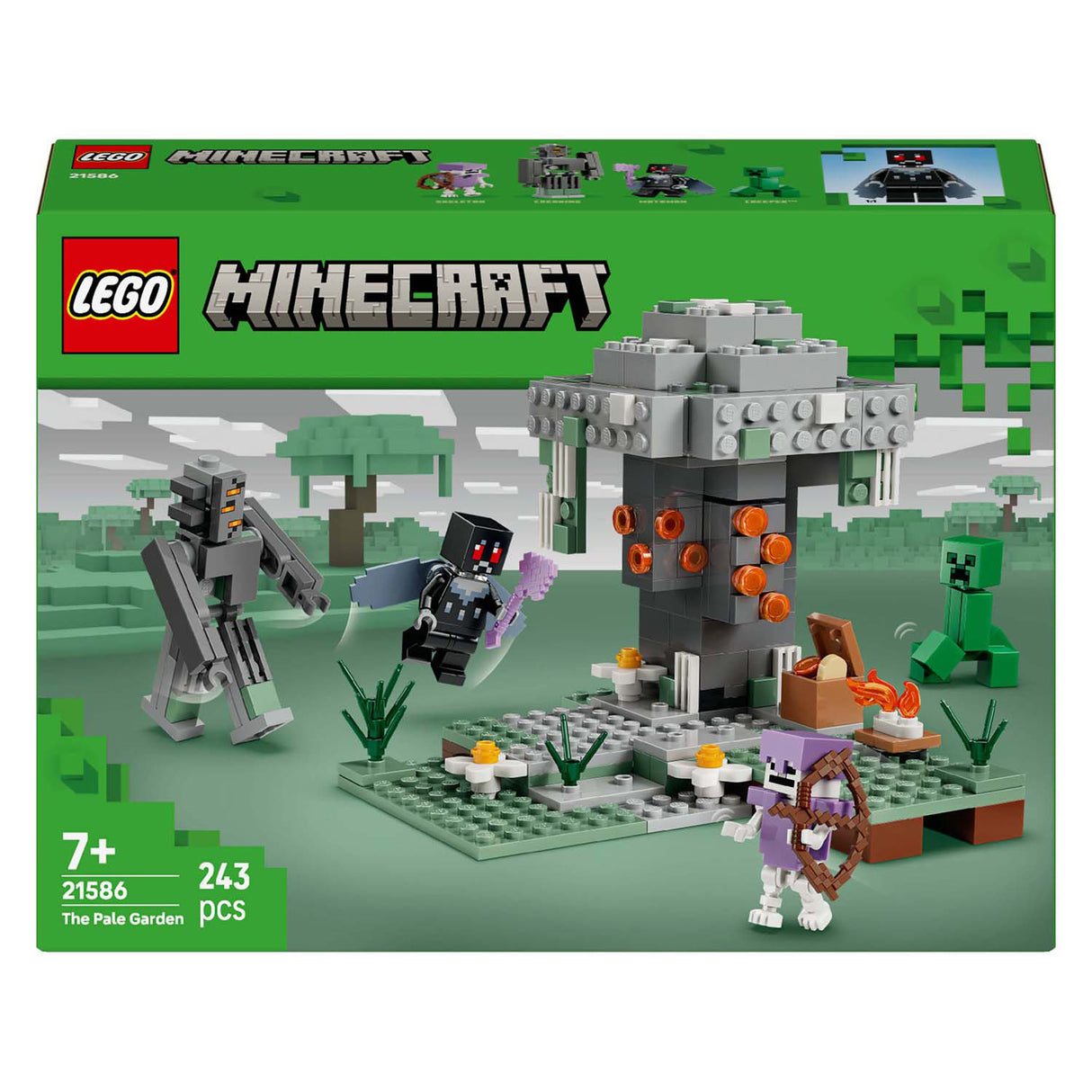 Lego minecraft the pale garden constructiespeelgoed