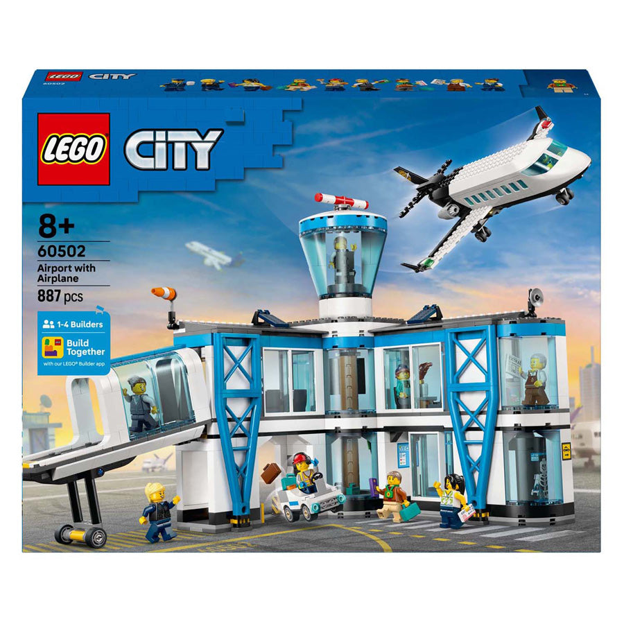 Lego my city 60502 flyplass med fly
