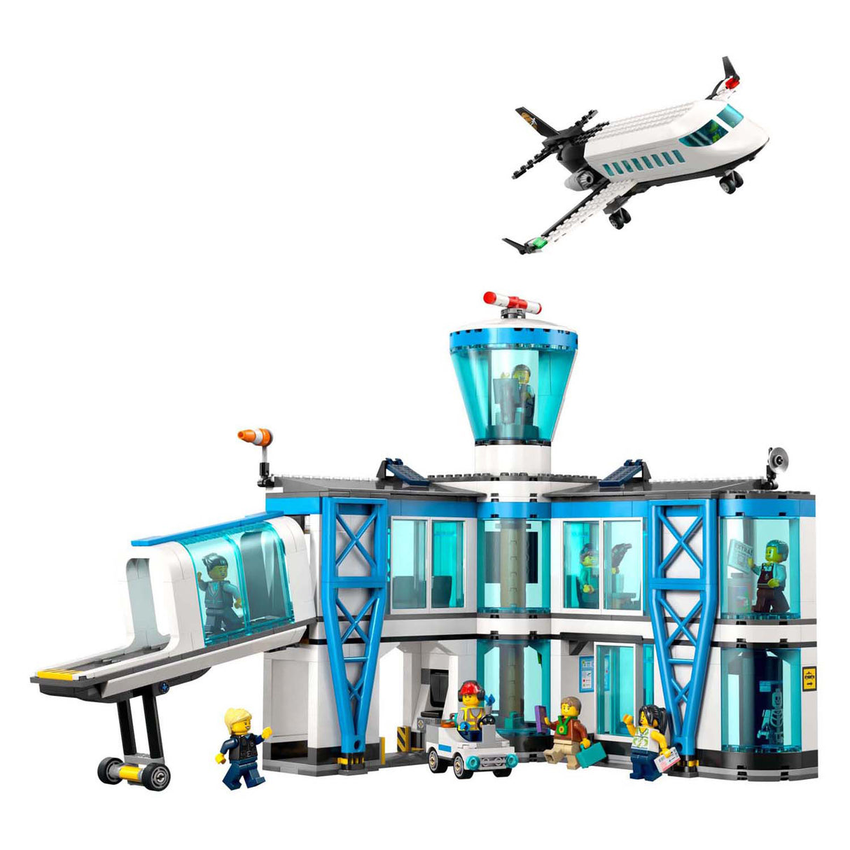 Lego my city 60502 flyplass med fly