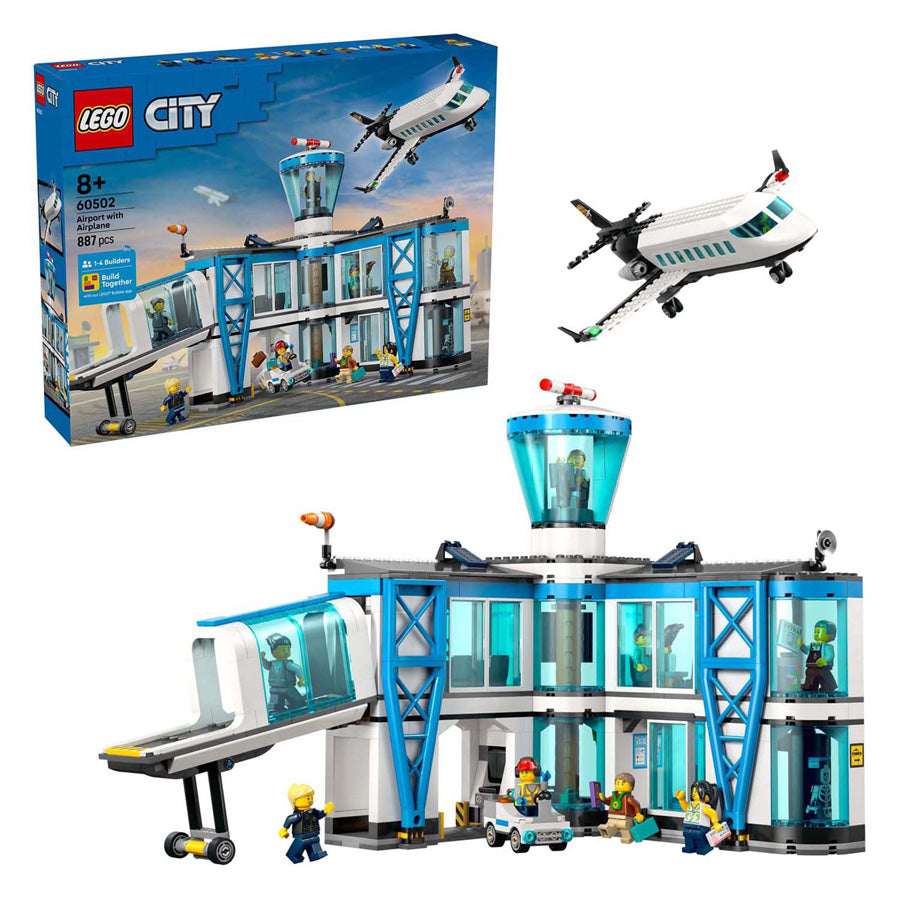 Lego my city 60502 flyplass med fly