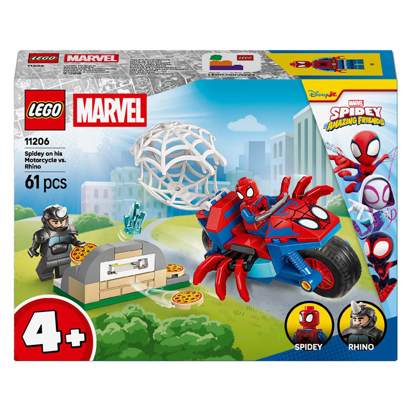 Lego marvel 11206 spidey ar a ghluaisrothar vs srónbheannach