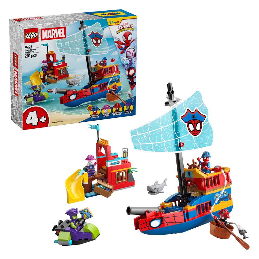 Lego spidey 11208 gusarska ladja team spidey