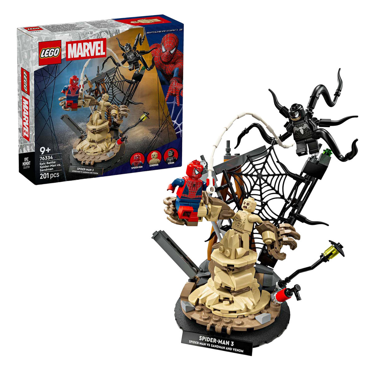 Lego 76334 Super Heroes Marvel Ultimate Battle: Spider-Man contro Sandman