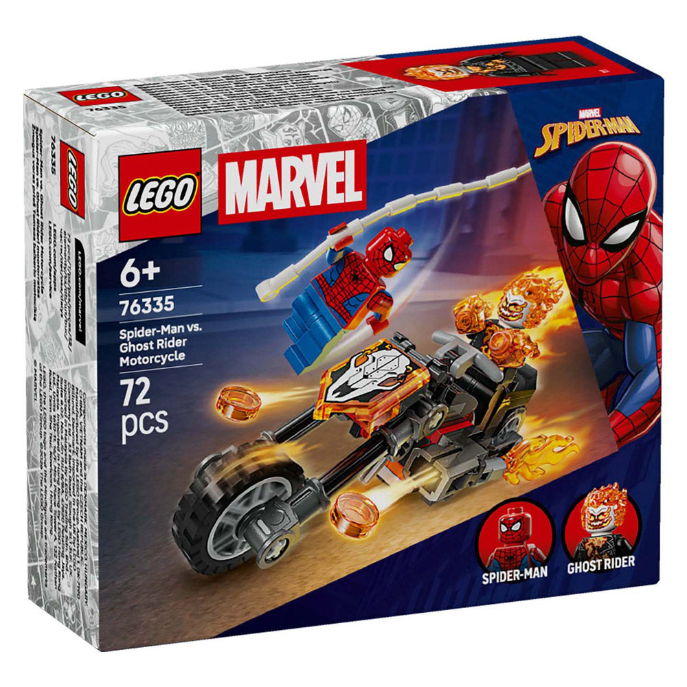 Lego super heroes 76335 marvel spider-man vs. ghost rider motor