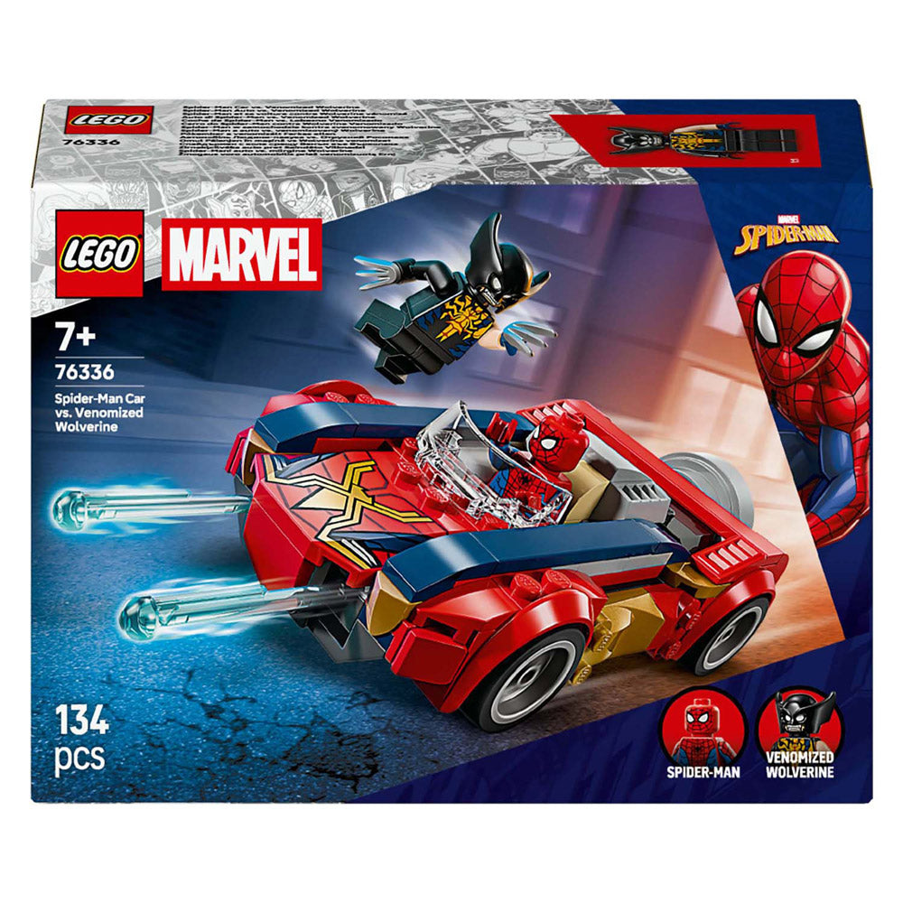 Lego super heroes 76336 Marvel Spider-man car vs. vomized wolverine