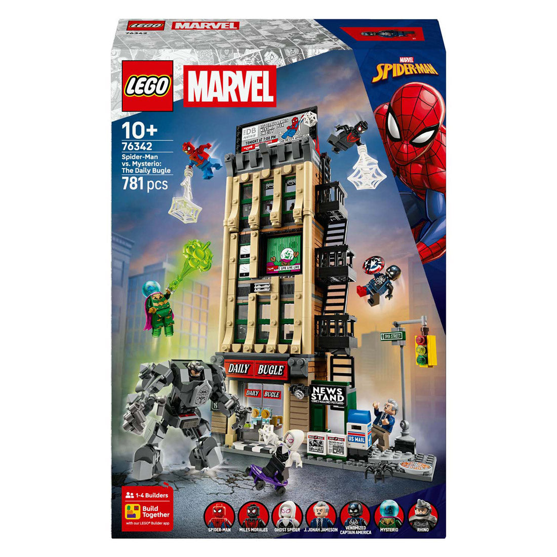 Lego Super Heroes 76342 Marvel Spider-Man vs Mysterio: den alldeeglechen Bugle