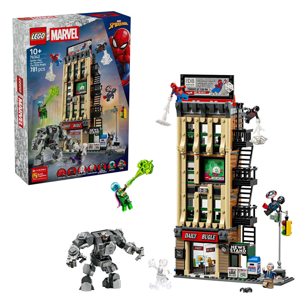 Lego super heroes 76342 marvel spider-man vs. mysterio: de daily bugle