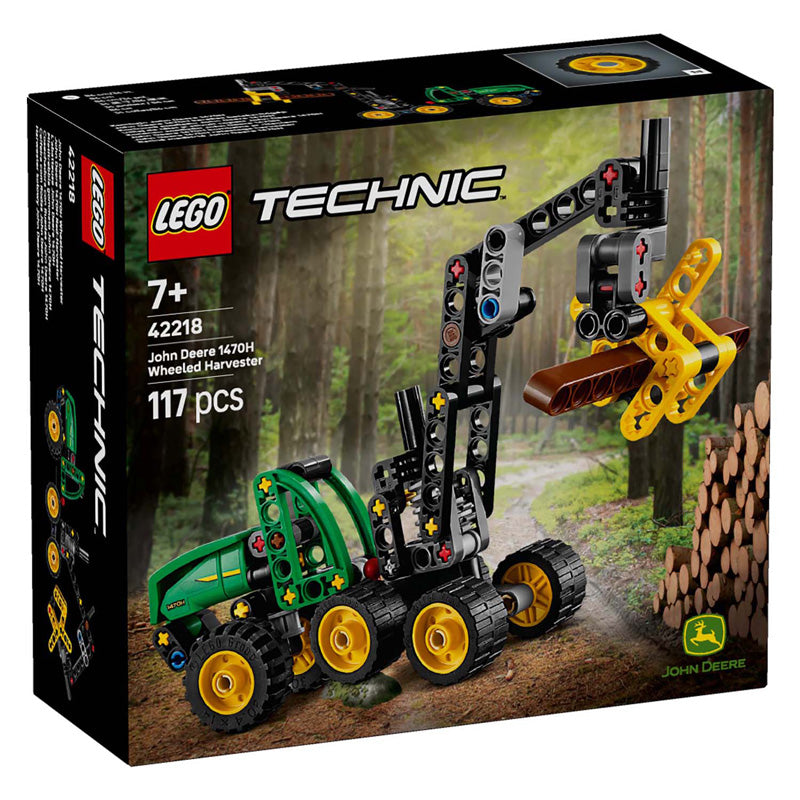 Lego technic 42218 john deere 1470h houtoogstmachine