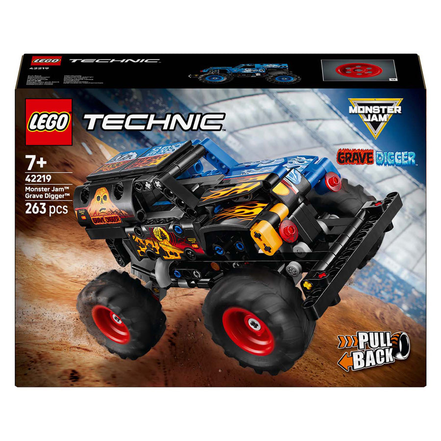 Lego Technic 42219 Kopač grobov Monster Jam ogenj in led