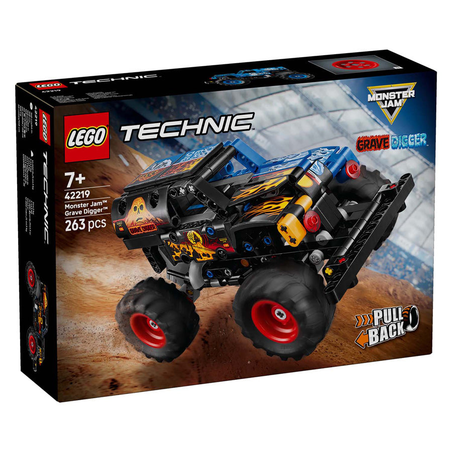 Lego Technic 42219 Kopač grobov Monster Jam ogenj in led