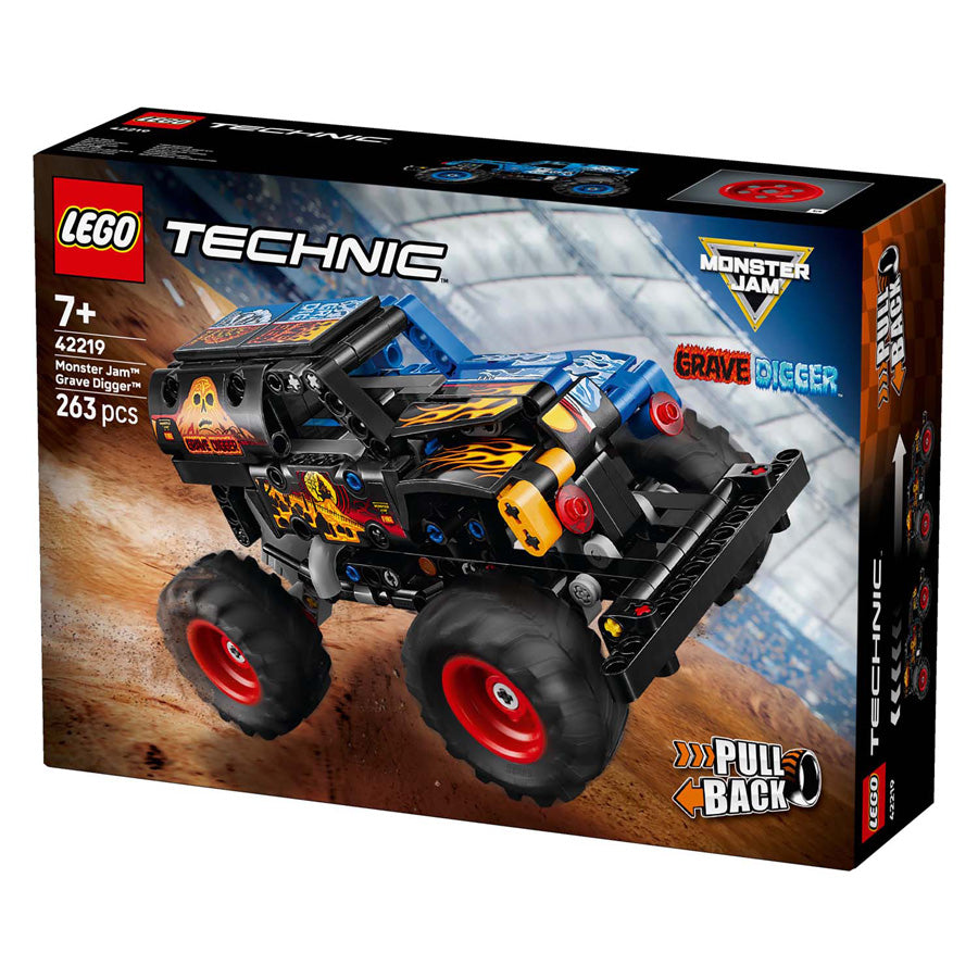 Lego Technic 42219 Kopač grobov Monster Jam ogenj in led