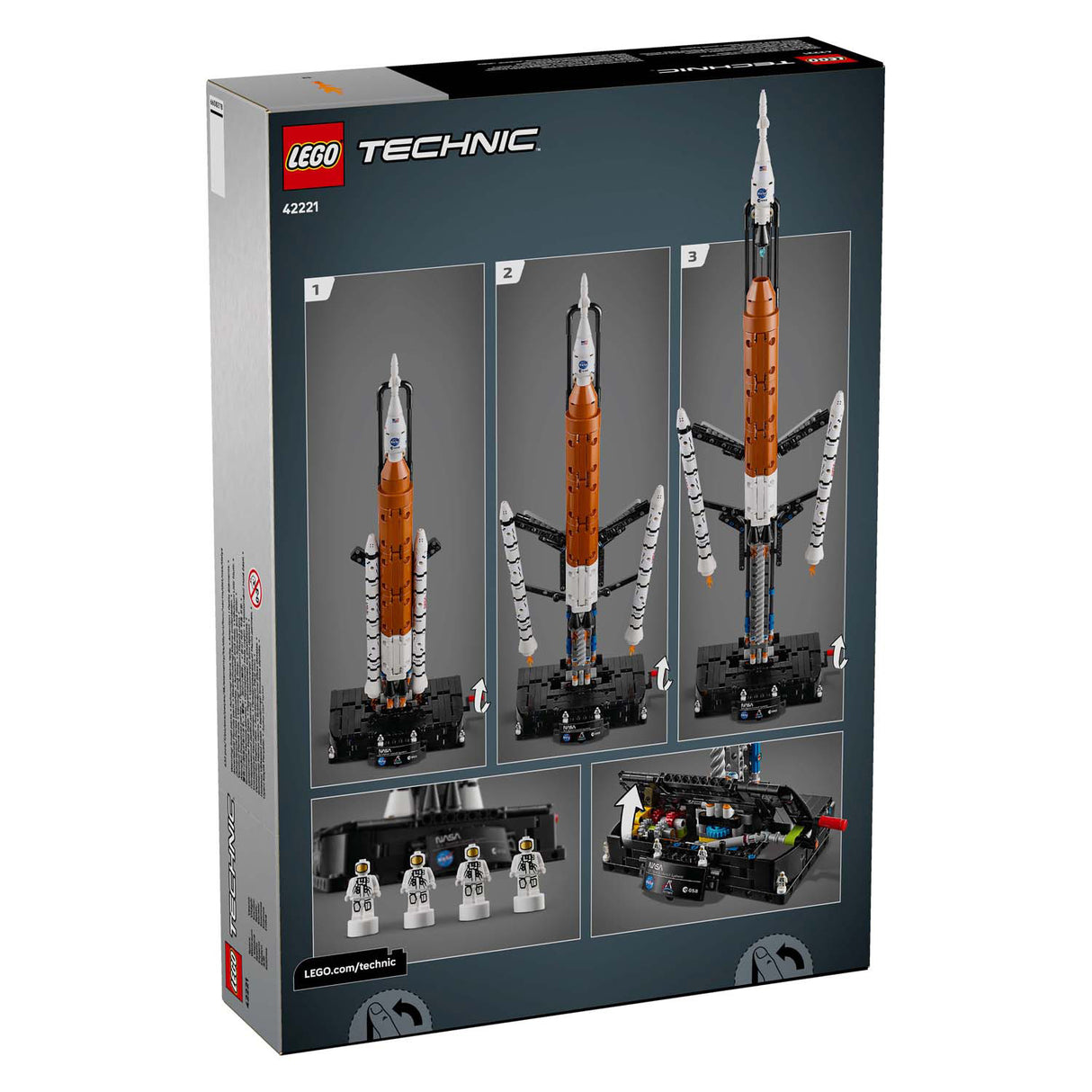Lego technic 42221 nasa artemis ruimteraket