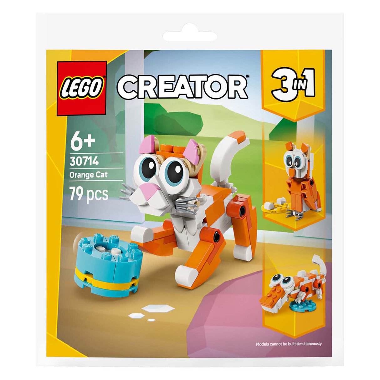 Lego cruthaitheoir 30714 cat oráiste