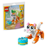 Lego 30714 veske oransje katt | 10 stk