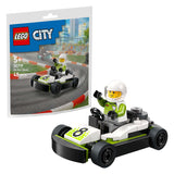 Lego city 30719 motokárový pretekár