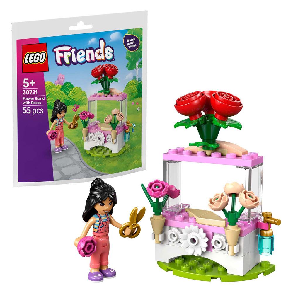 Lego 30721 sac étal de fleurs avec roses | 10 pièces